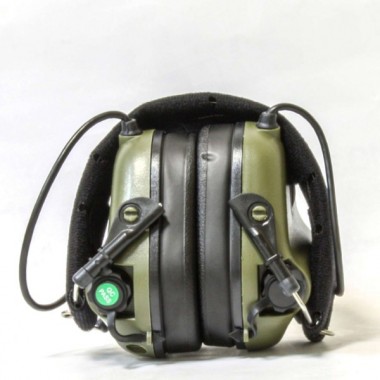 Активные стрелковые наушники EARMOR M31-FG, зеленые